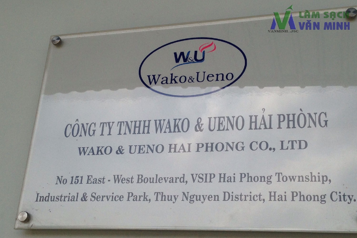 Làm sạch hàng ngày Công ty Wako & Ueno, khu công nghiệp VSIP 
