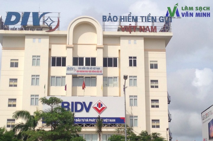 Vệ sinh văn phòng Bảo hiểm tiền gửi Việt Nam khu vực Đông Bắc Bộ 